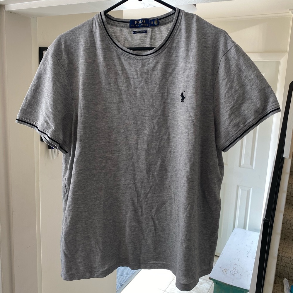 Polo Raulph Lauren gray t shirt (gray XL)